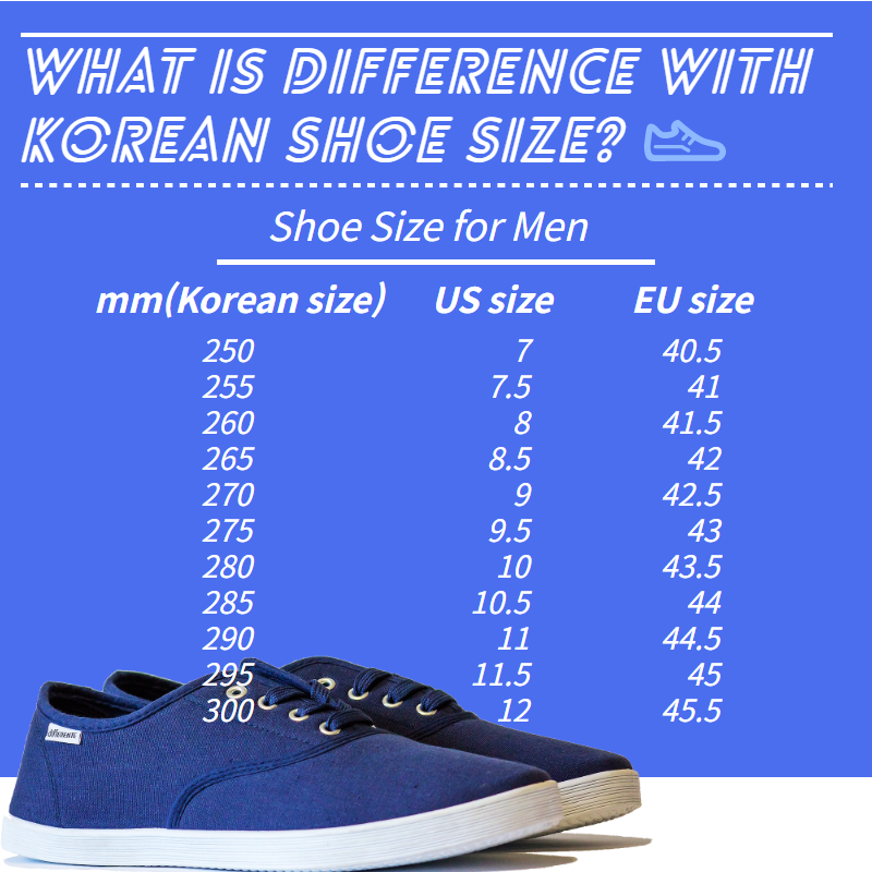 Korean Shoe Size Chart